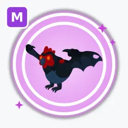 Evil Chickatrice | Ultra Rare, Mega Neon | Adopt Me! — Roblox, лот №212480