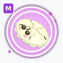 White Sand Dollar | Ultra Rare, Mega Neon | Adopt Me! — Roblox, лот №212487