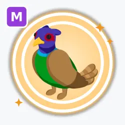 Green-Chested Pheasant | Legendary, Mega Neon | Adopt Me! — Roblox, лот №212497