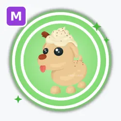 Eggnog Dog | Uncommon, Mega Neon | Adopt Me!