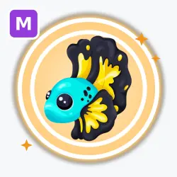 Blue Betta Fish | Legendary, Mega Neon | Adopt Me! — Roblox, лот №212505