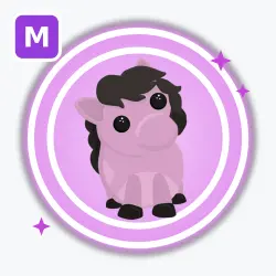 Shetland Pony White | Ultra Rare, Mega Neon | Adopt Me! — Roblox, лот №212507