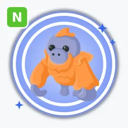 Orangutan | Rare, Neon | Adopt Me! — Roblox, лот №212518