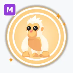Albino Gorilla | Legendary, Mega Neon | Adopt Me! — Roblox, лот №212526