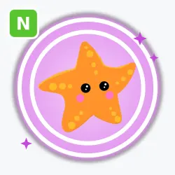 Starfish | Ultra Rare, Neon | Adopt Me! — Roblox, лот №212536