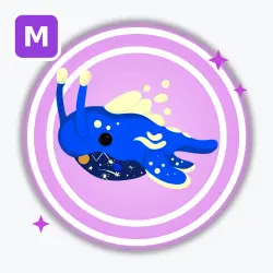 Space Whale | Ultra Rare, Mega Neon | Adopt Me! — Roblox, лот №212554