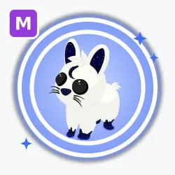 Moon Rabbit | Rare, Mega Neon | Adopt Me! — Roblox, лот №212557
