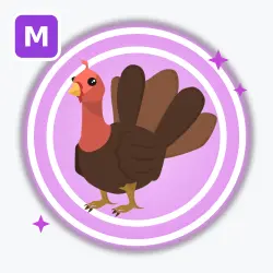Turkey | Ultra Rare, Mega Neon | Adopt Me! — Roblox, лот №212573