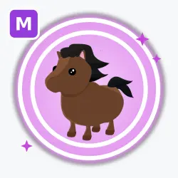 Horse | Ultra Rare, Mega Neon | Adopt Me! — Roblox, лот №212583