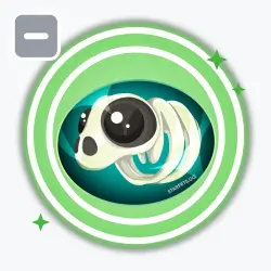 Sea Skeleton Panda | Uncommon, Default | Adopt Me!