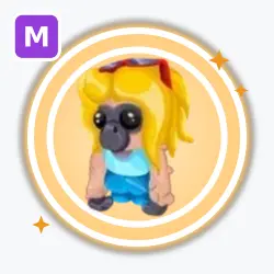 Influencer Gibbon | Legendary, Mega Neon | Adopt Me! — Roblox, лот №212591
