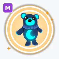 Lunar Moon Bear | Legendary, Mega Neon | Adopt Me! — Roblox, лот №212602