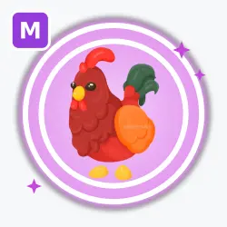 Rooster | Ultra Rare, Mega Neon | Adopt Me! — Roblox, лот №212611