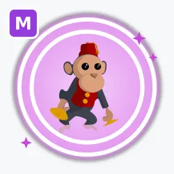 Toy Monkey | Ultra Rare, Mega Neon | Adopt Me! — Roblox, лот №212608
