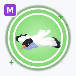 Arctic Tern | Uncommon, Mega Neon | Adopt Me! — Roblox, лот №212614