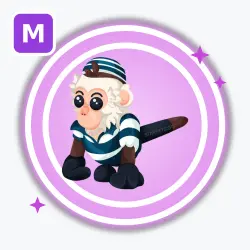 Inmate Capuchin Monkey | Ultra Rare, Mega Neon | Adopt Me! — Roblox, лот №212622