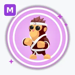 Karate Gorilla | Ultra Rare, Mega Neon | Adopt Me! — Roblox, лот №212620