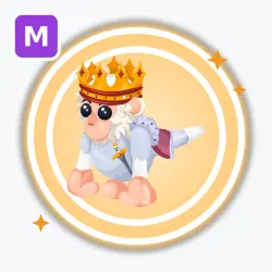 Royal Capuchin Monkey | Legendary, Mega Neon | Adopt Me! — Roblox, лот №212636