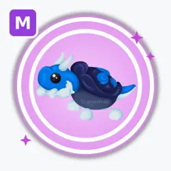 Fanghorn Tortoise | Ultra Rare, Mega Neon | Adopt Me! — Roblox, лот №212652