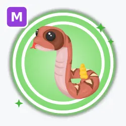 Rattlesnake | Uncommon, Mega Neon | Adopt Me! — Roblox, лот №212673