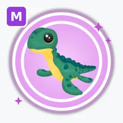 Elasmosaurus | Ultra Rare, Mega Neon | Adopt Me! — Roblox, лот №212679