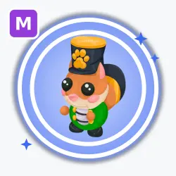 Nutcracker Squirrel | Rare, Mega Neon | Adopt Me! — Roblox, лот №212683