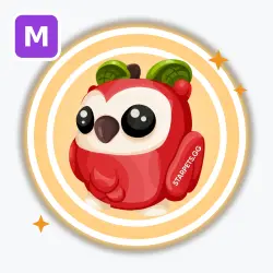 Apple Owl | Legendary, Mega Neon | Adopt Me! — Roblox, лот №212687
