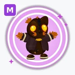 Scarecrow Cat | Ultra Rare, Mega Neon | Adopt Me! — Roblox, лот №212706