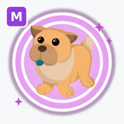 Tan Chow-Chow | Ultra Rare, Mega Neon | Adopt Me! — Roblox, лот №212703