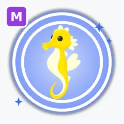 Seahorse | Rare, Mega Neon | Adopt Me! — Roblox, лот №212711