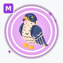 Peregrine Falcon | Ultra Rare, Mega Neon | Adopt Me! — Roblox, лот №212738