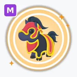 Jousting Horse | Legendary, Mega Neon | Adopt Me! — Roblox, лот №212747