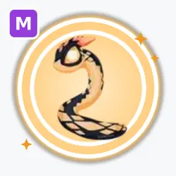 Gilded Snake | Legendary, Mega Neon | Adopt Me! — Roblox, лот №212752