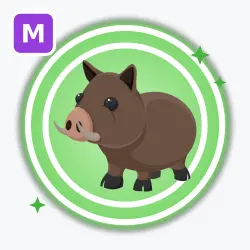 Wild Boar | Uncommon, Mega Neon | Adopt Me! — Roblox, лот №212756