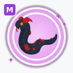 Evil Basilisk | Ultra Rare, Mega Neon | Adopt Me! — Roblox, лот №212770