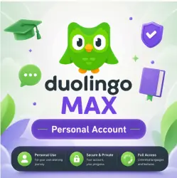 Duolingo Max (1–12 месяцев) — личный аккаунт (по при