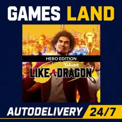 Yakuza: Like a Dragon Hero Edition | Steam Key | EUROPE | AUTO 24/7