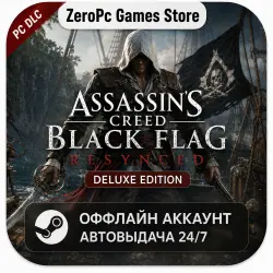 ASSASSIN'S CREED BLACK FLAG RESYNCED DELUXE + ALL DLC · NO QUEUE · AUTO 24/7