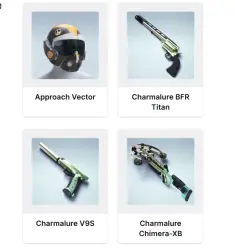4/4 Подписки ×5 Charmalure, BFR Titan, V9S, Chimera-XB, Approach Vector, S11 Twitch Drops