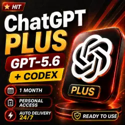 24/7 | ChatGPT Plus | 1 Month | GPT-5.6 + Codex | Ready Subscription
