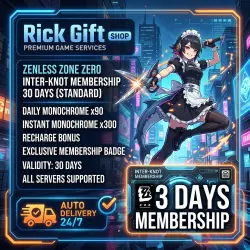 [AUTO 24/7] Zenless Zone Zero Inter-Knot Membership (30 Days) UID | GLOBAL | Worldwide