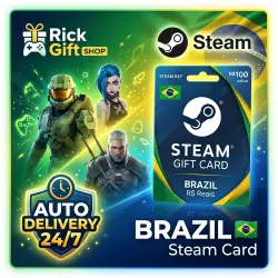 [AUTO 24/7] Steam Gift Card Brazil Region R$