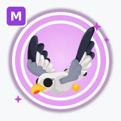 Seagull | Ultra Rare, Mega Neon | Adopt Me! — Roblox, лот №212814