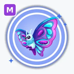 Moonlight Moth | Rare, Mega Neon | Adopt Me!