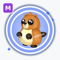 Ranger Beaver | Rare, Mega Neon | Adopt Me! — Roblox, лот №212823