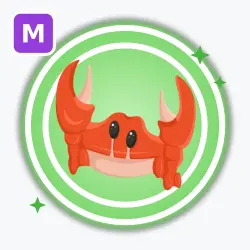 Crab | Uncommon, Mega Neon | Adopt Me!
