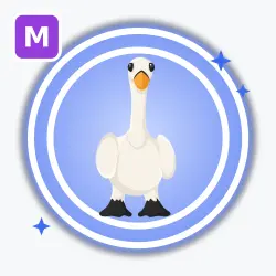 Swan | Rare, Mega Neon | Adopt Me! — Roblox, лот №212833