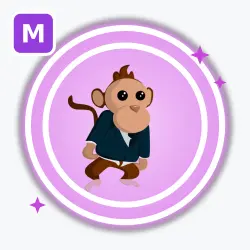 Business Monkey | Ultra Rare, Mega Neon | Adopt Me! — Roblox, лот №212844