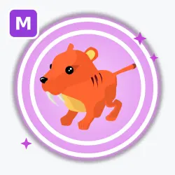 Sabertooth | Ultra Rare, Mega Neon | Adopt Me! — Roblox, лот №212842