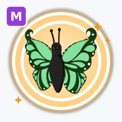 Green Butterfly | Legendary, Mega Neon | Adopt Me! — Roblox, лот №212848